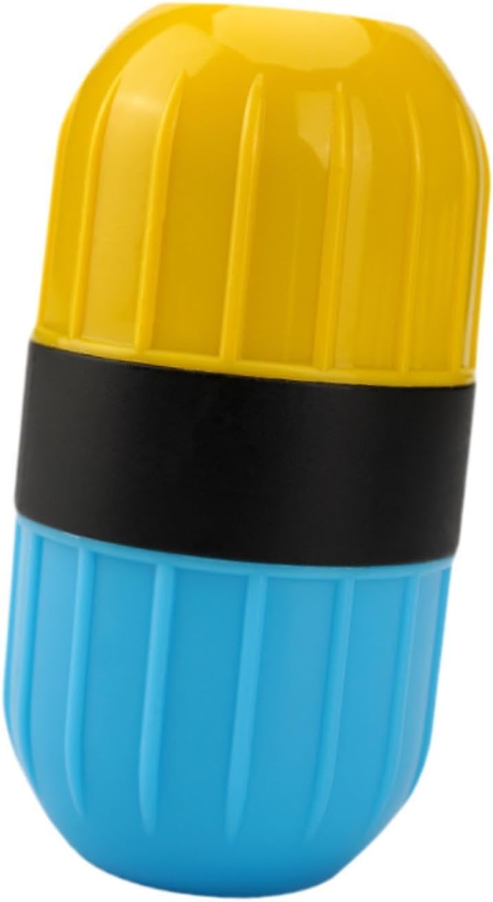 DYNWAVE Music Line Tablature Stamp Music Notation and Note Roller Stamp Multi Function Musical Line Stamp for Kids Students, Yellow Blue - Image 1
